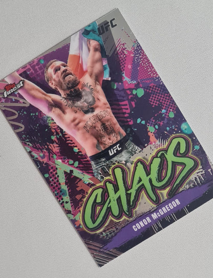 Conor McGregor - 2024 Topps Finest UFC fighter (Irish Pride) Lightweight #CHA-22