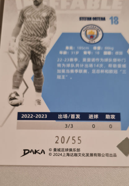 Stefan Ortega - 2024 Daka Ineffable "Manchester City Team Box" #1  /55