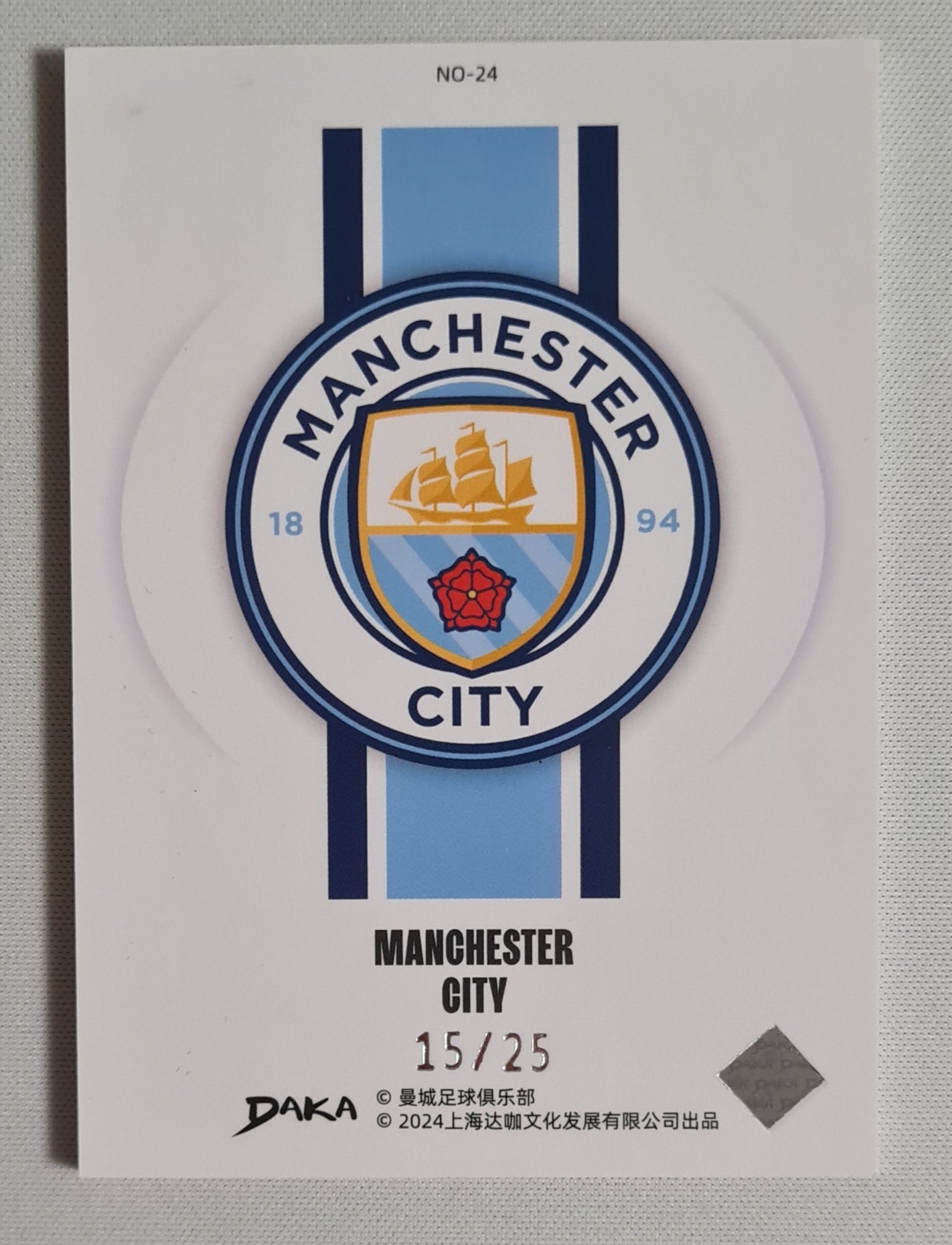 Manchester City Shield - 2024 Daka Ineffable "Manchester City Team Box" #24 /25
