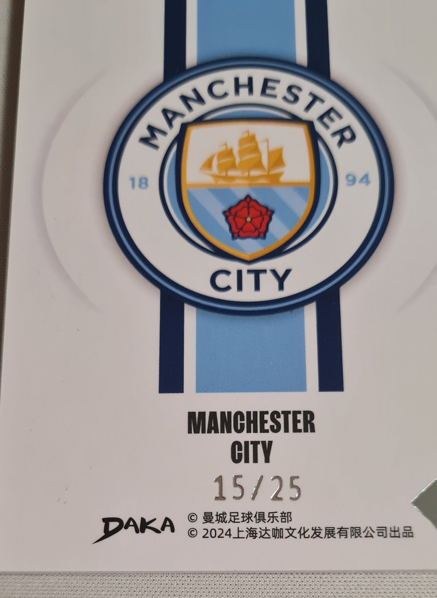 Manchester City Shield - 2024 Daka Ineffable "Manchester City Team Box" #24 /25