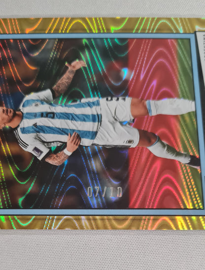 Leandro Paredes - 2022/23 Panini Score FIFA Soccer National Team AFA Argentina #98 Gold Swirl /10