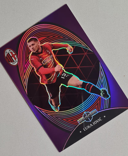 Luka Jovic - 2024 Daka "AC Milan Team Box" #HO-1 /79 Purple Prizm Refractor
