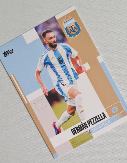 German Pezzella - 2024 Topps Official National Team Product AFA Argentina #13
