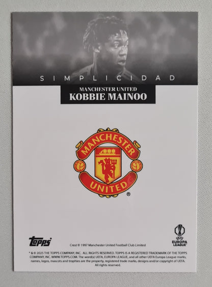 Kobbie Mainoo - 2025 Topps Simplicidad Manchester United