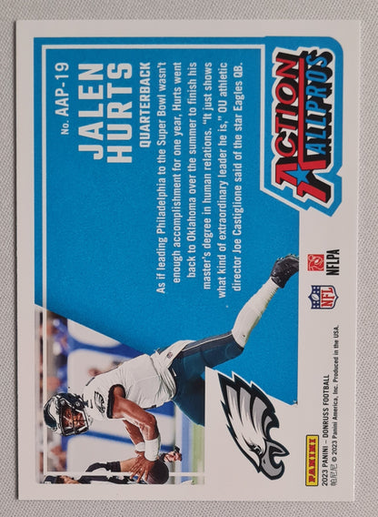 Jalen Hurts - 2023 Panini Donruss Football Action All Pros NFL Eagles #AAP-19