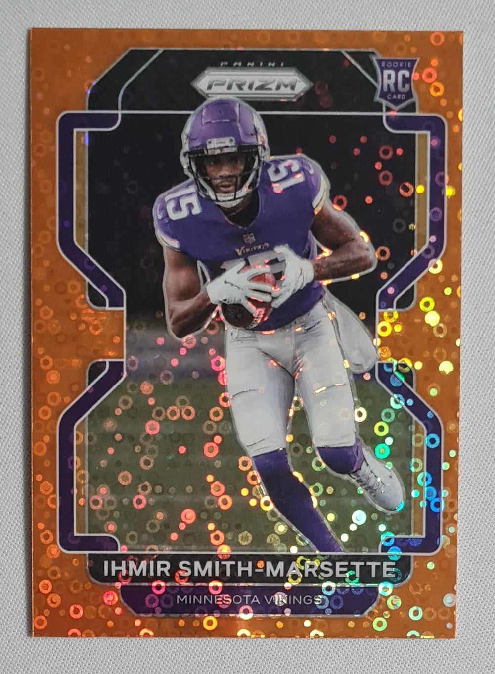 Ihmir Smith-Marsette - 2021 Panini Prizm Football NFL Vikings #372 Orange Disco Prizm