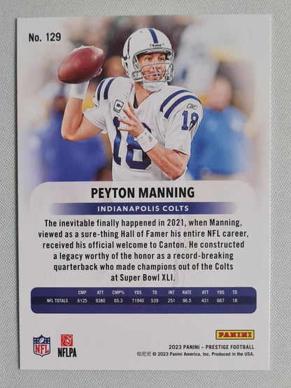 Peyton Manning - 2023 Panini Prestige Football NFL Colts #129
