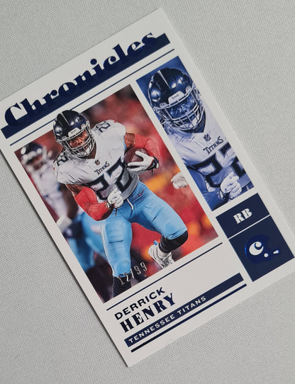 Derrick Henry - 2022 Panini Chronicles Football NFL Titans #10 Blue /99