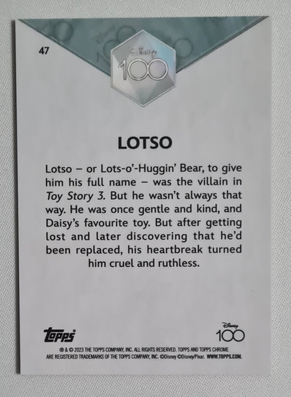 Lotso - 2023 Topps Chrome Disney 100 #47