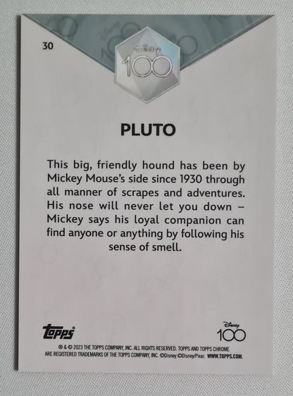 Pluto - 2023 Topps Chrome Disney 100 #30
