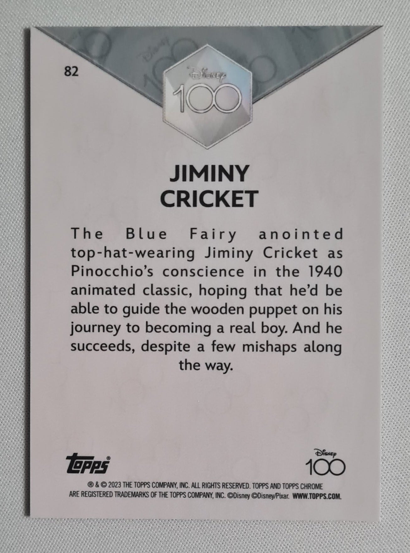 Jimmy Cricket - 2023 Topps Chrome Disney 100 #82