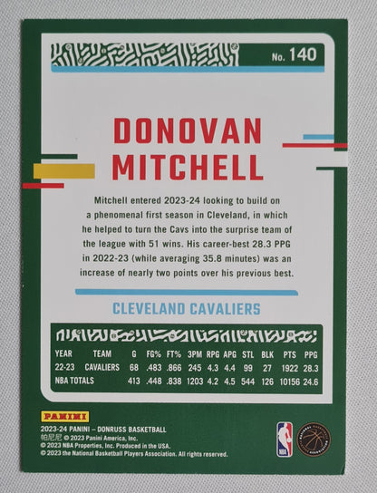Donovan Mitchell - 2023/24 Panini Donruss Basketball NBA Cleveland Cavaliers #140