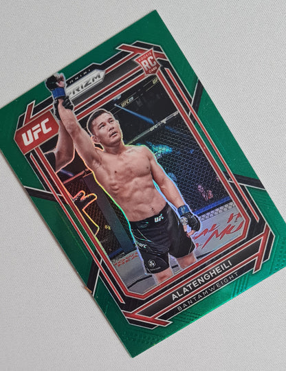 Alatengheili - 2023 Panini Prizm UFC Fighter (RC) #101 Green Refractor