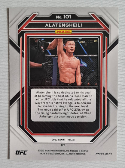 Alatengheili - 2023 Panini Prizm UFC Fighter (RC) #101 Green Refractor
