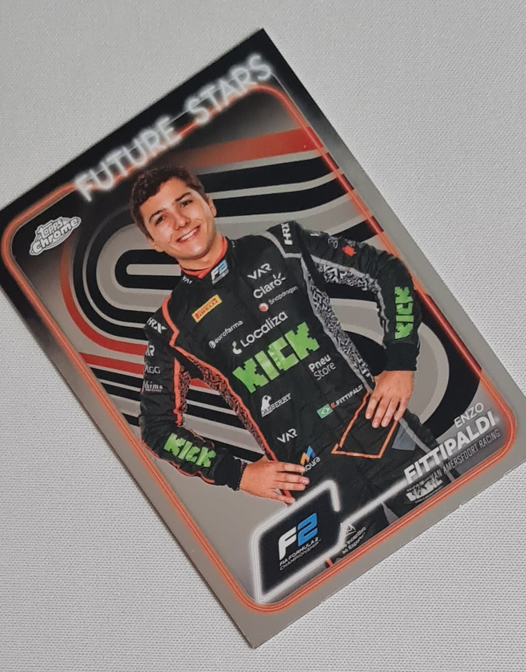 Enzo Fittipaldi - 2024 Topps Chrome Racing Future Stars F2 #39