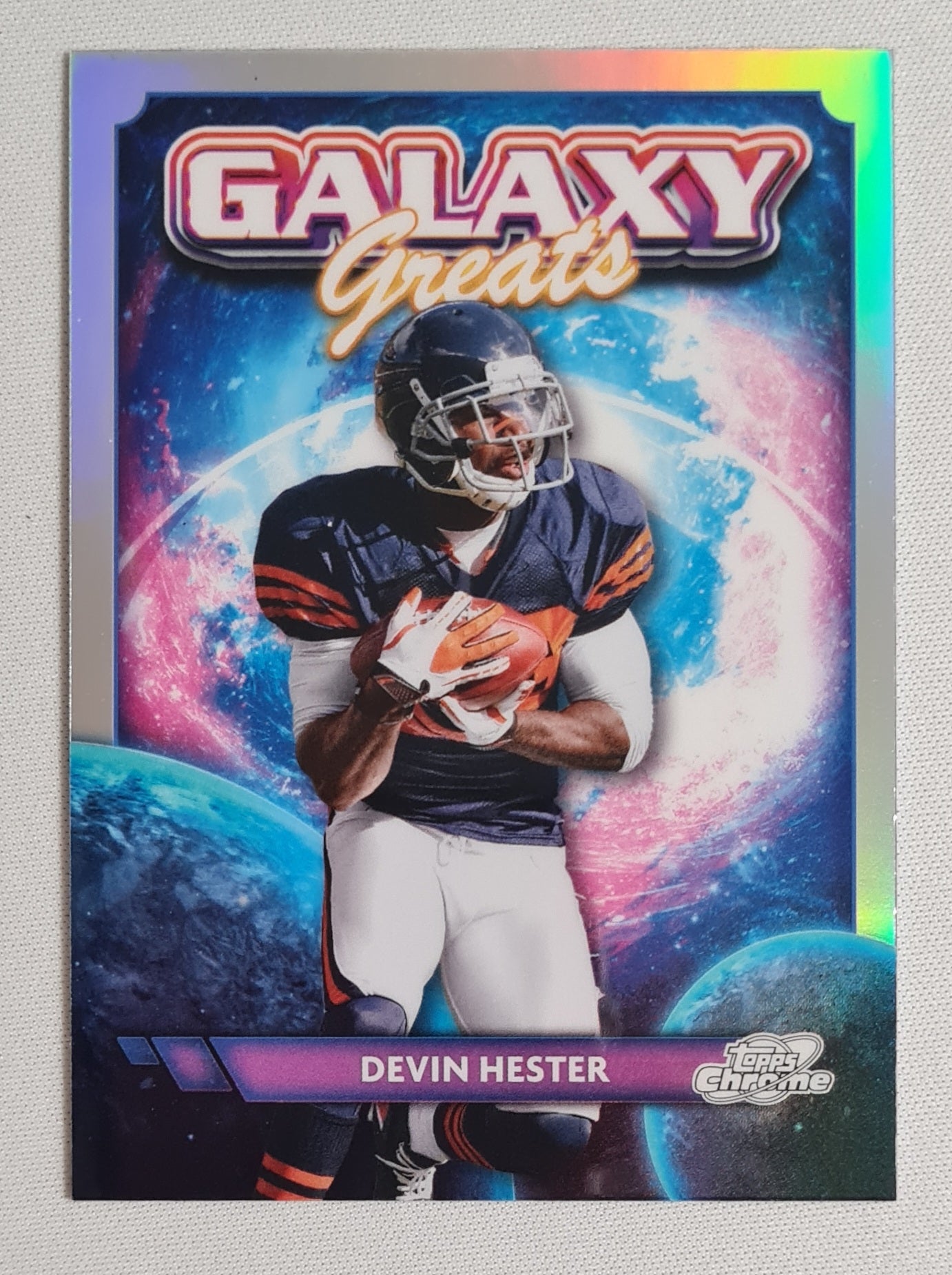 Devin Hester - 2024 Topps Chrome Galaxy Greats NFL Football #GG-34 Refractor