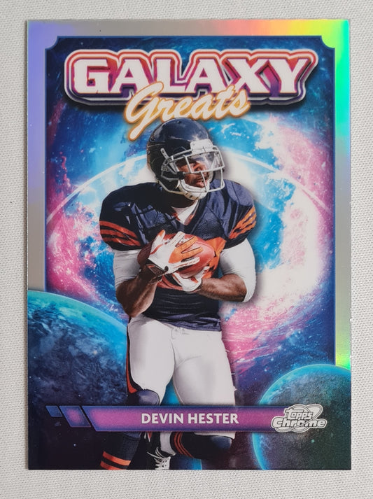 Devin Hester - 2024 Topps Chrome Galaxy Greats NFL Football #GG-34 Refractor