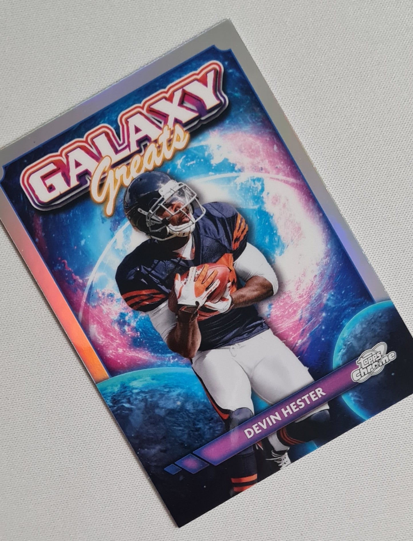 Devin Hester - 2024 Topps Chrome Galaxy Greats NFL Football #GG-34 Refractor