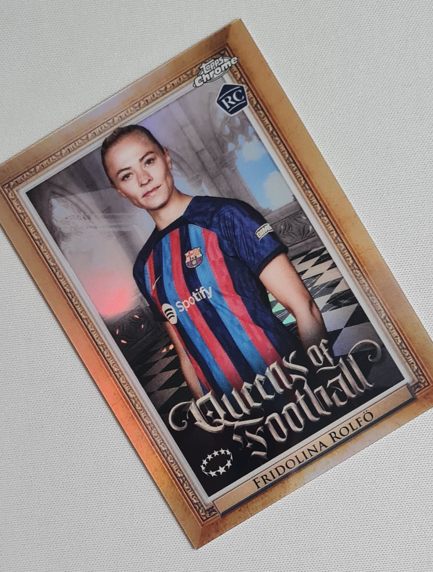 Fridolina Rolfo - 2023 Topps Chrome - Queens of Football - FC Barcelona (RC)  #Q16