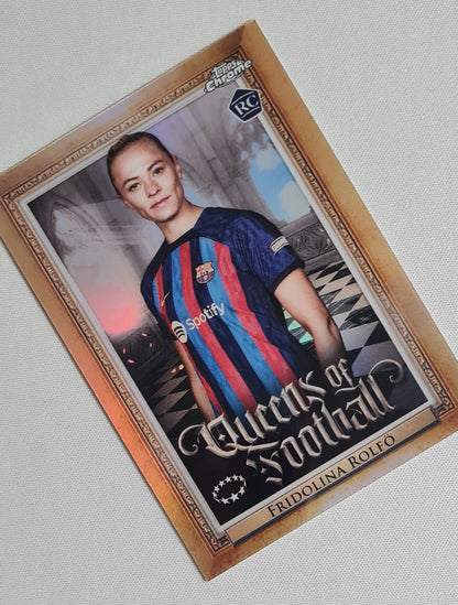 Fridolina Rolfo - 2023 Topps Chrome - Queens of Football - FC Barcelona (RC)  #Q16