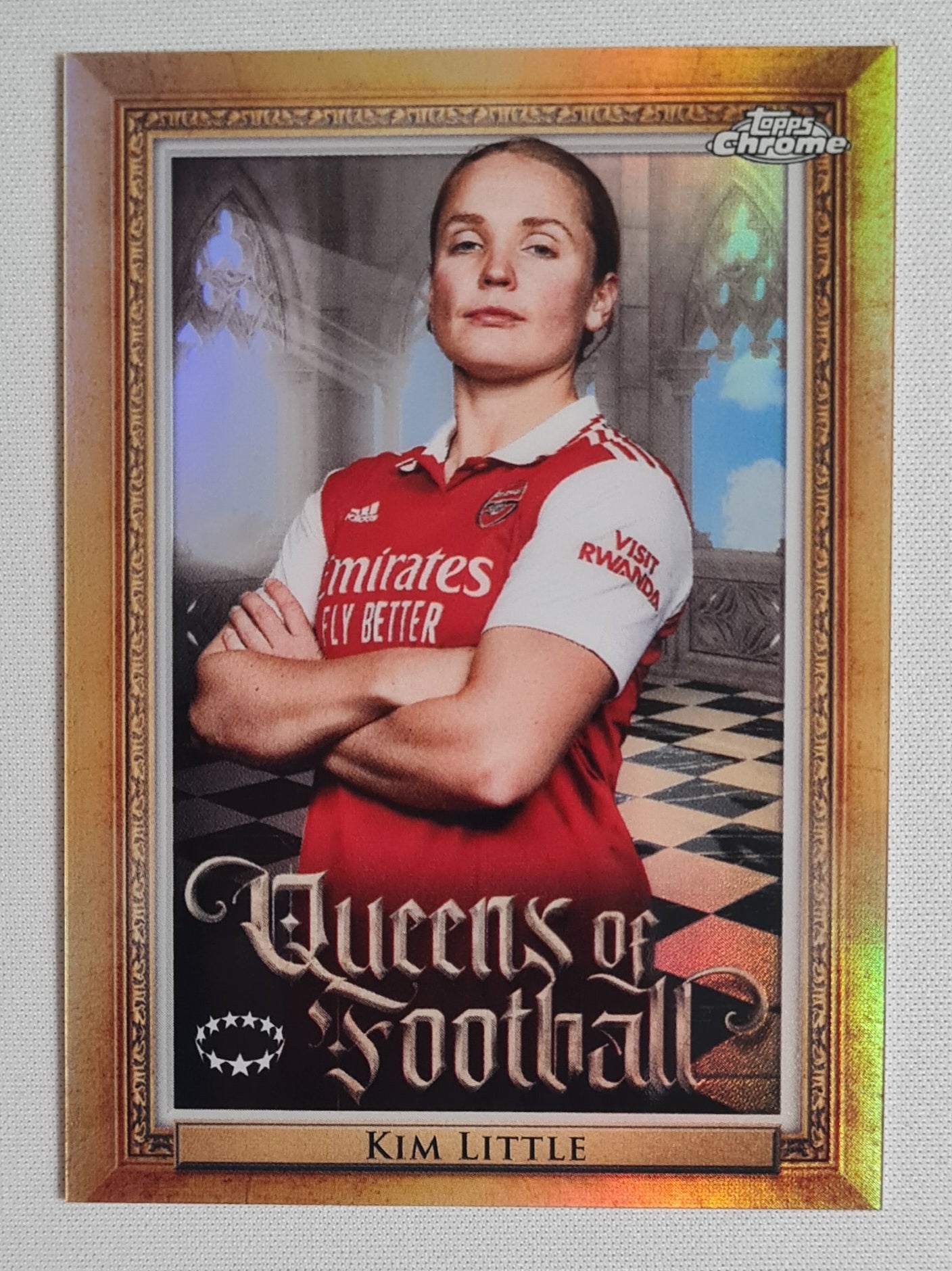 Kim Little - 2023 Topps Chrome - Queens of Football - Arsenal WFC #19