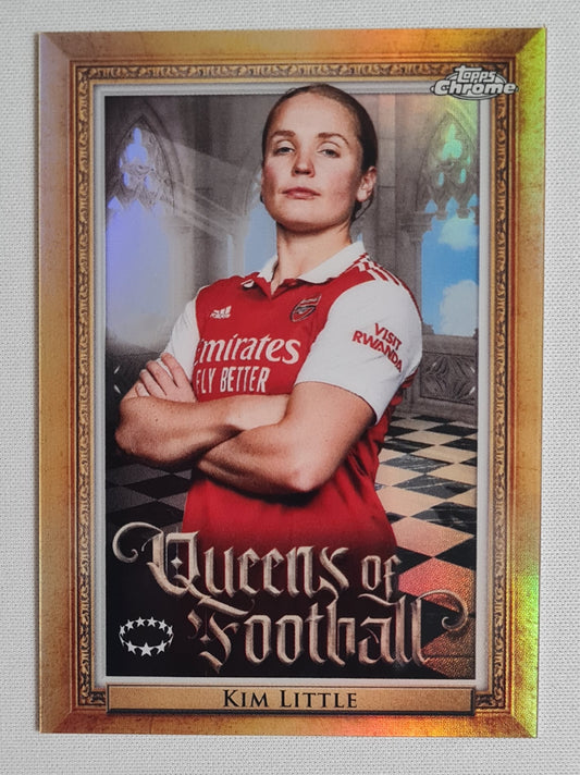 Kim Little - 2023 Topps Chrome - Queens of Football - Arsenal WFC #19