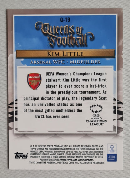 Kim Little - 2023 Topps Chrome - Queens of Football - Arsenal WFC #19