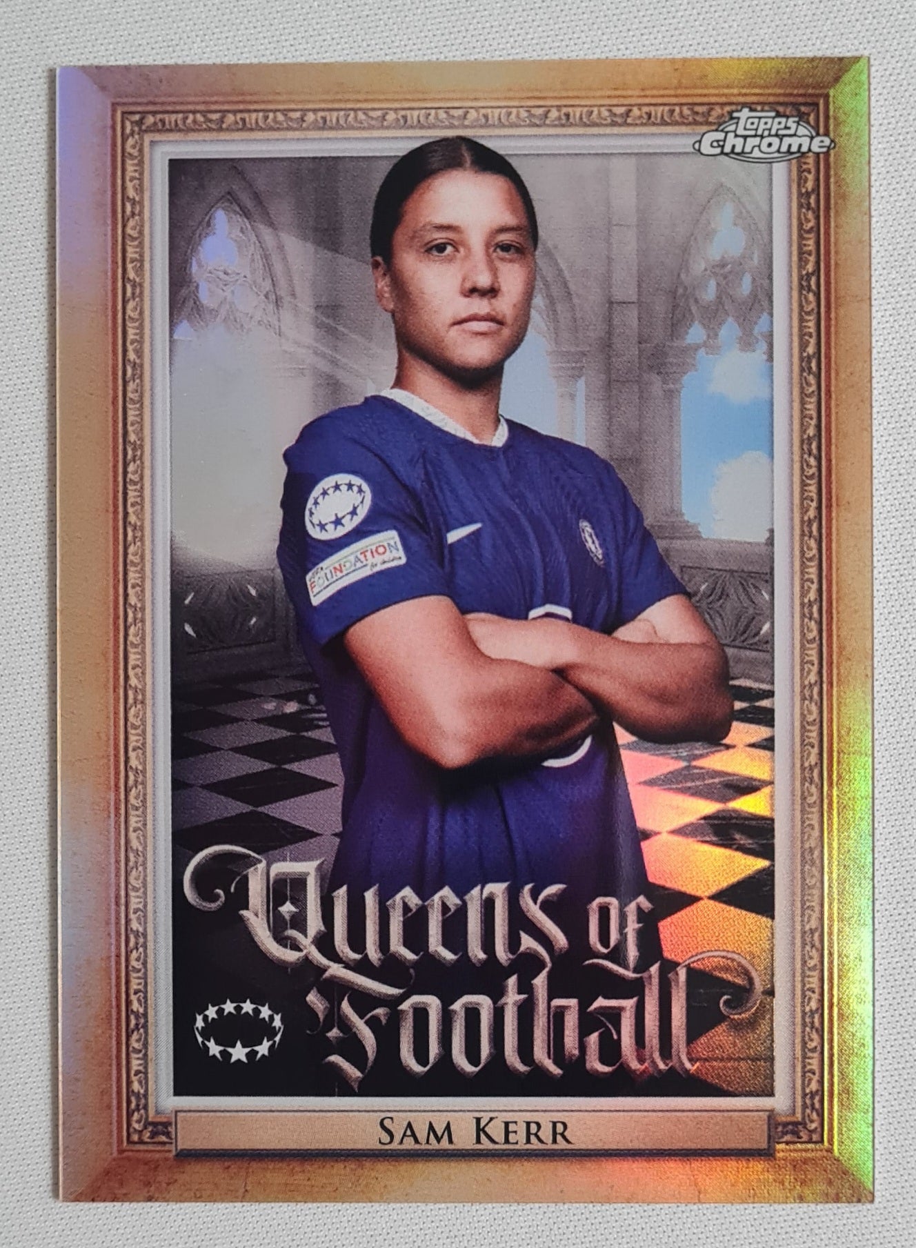 Sam Kerr - 2023 Topps Chrome - Queens of Football - Chelsea FC #20