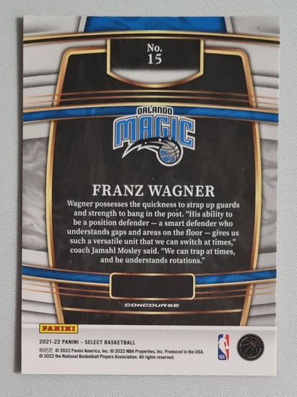 Franz Wagner - 2021/22 Panini Select Basketball NBA Orlando Magic #15