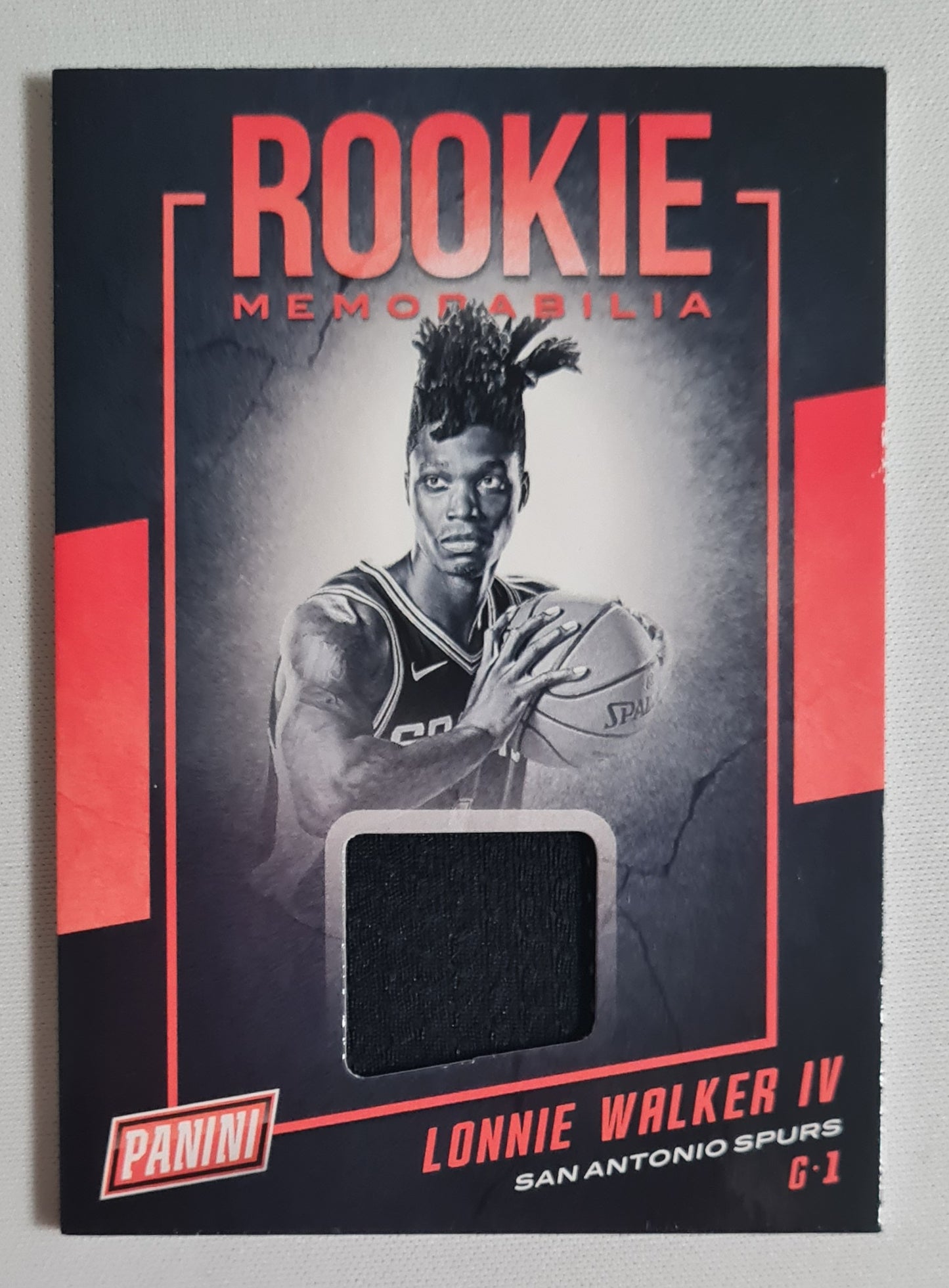 Lonnie Walker IV - 2019 Panini The National NBA San Antonio Spurs (RC) #LW / Patch