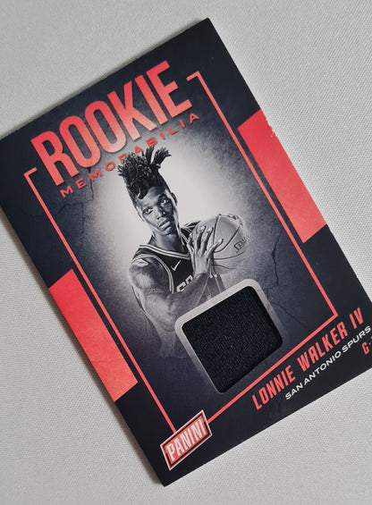 Lonnie Walker IV - 2019 Panini The National NBA San Antonio Spurs (RC) #LW / Patch