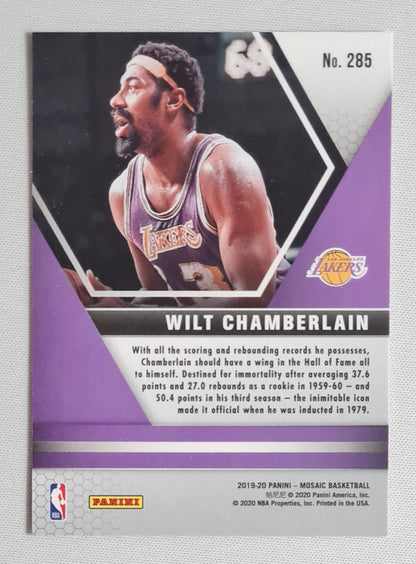 Wilt Chamberlain - 2019/20 Panini Mosaic Basketball NBA LA Lakers #285