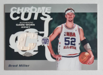 Brad Miller - 2004 Topps Chrome Cuts NBA Sacramento Kings #CCR-BM /Patch