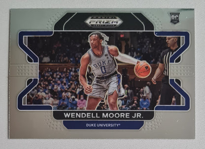 Wendell Moore Jr. - 2022 Panini Prizm Draft Picks - Duke University #76
