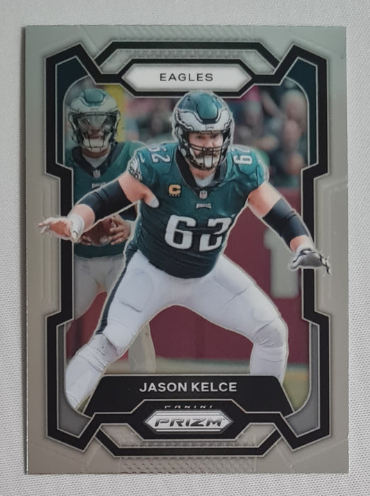 Jason Kelce - 2023 Panini Prizm Football NFL Philadelphia Eagles #245