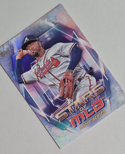 Ozzie Albies - 2023 Topps "Stars of MLB"  - Altanta Braves #SMLB -29 Refractor