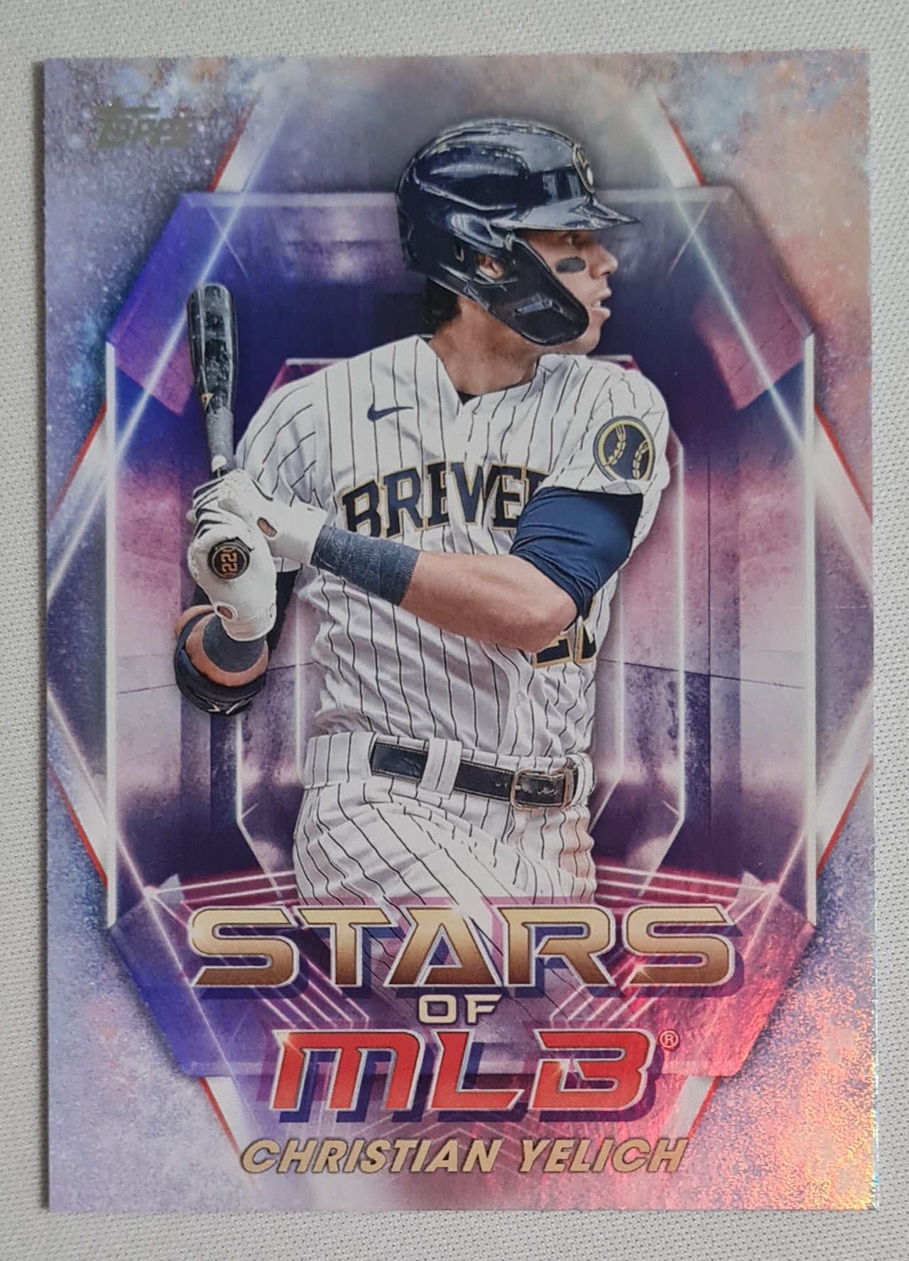 Christian Yelich - 2023 Topps "Stars of MLB"  - Milwaukee Brewers #SMLB -11 Refractor
