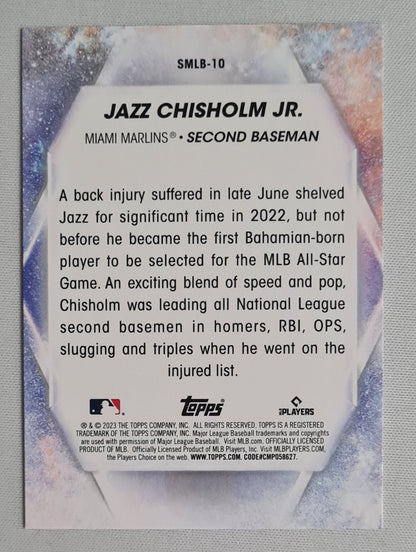 Jazz Chisholm Jr. - 2023 Topps "Stars of MLB" - Miami Marlins #SMLB -10 Refractor