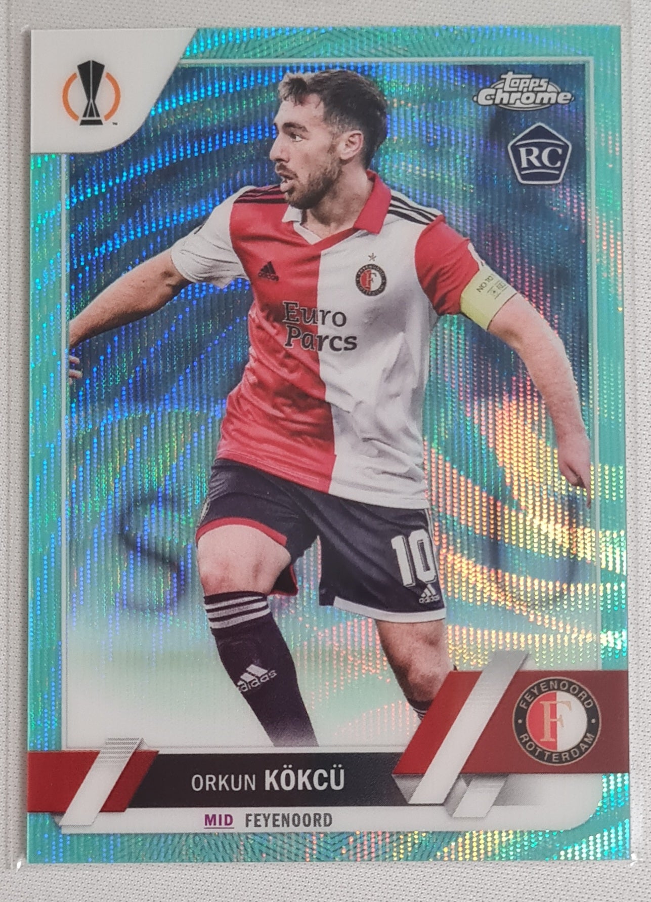 Soccer Orkun Kokcu Feyenoord Rotterdam (Lot 3 Cards) - 2023 Topps Numbered Cards!