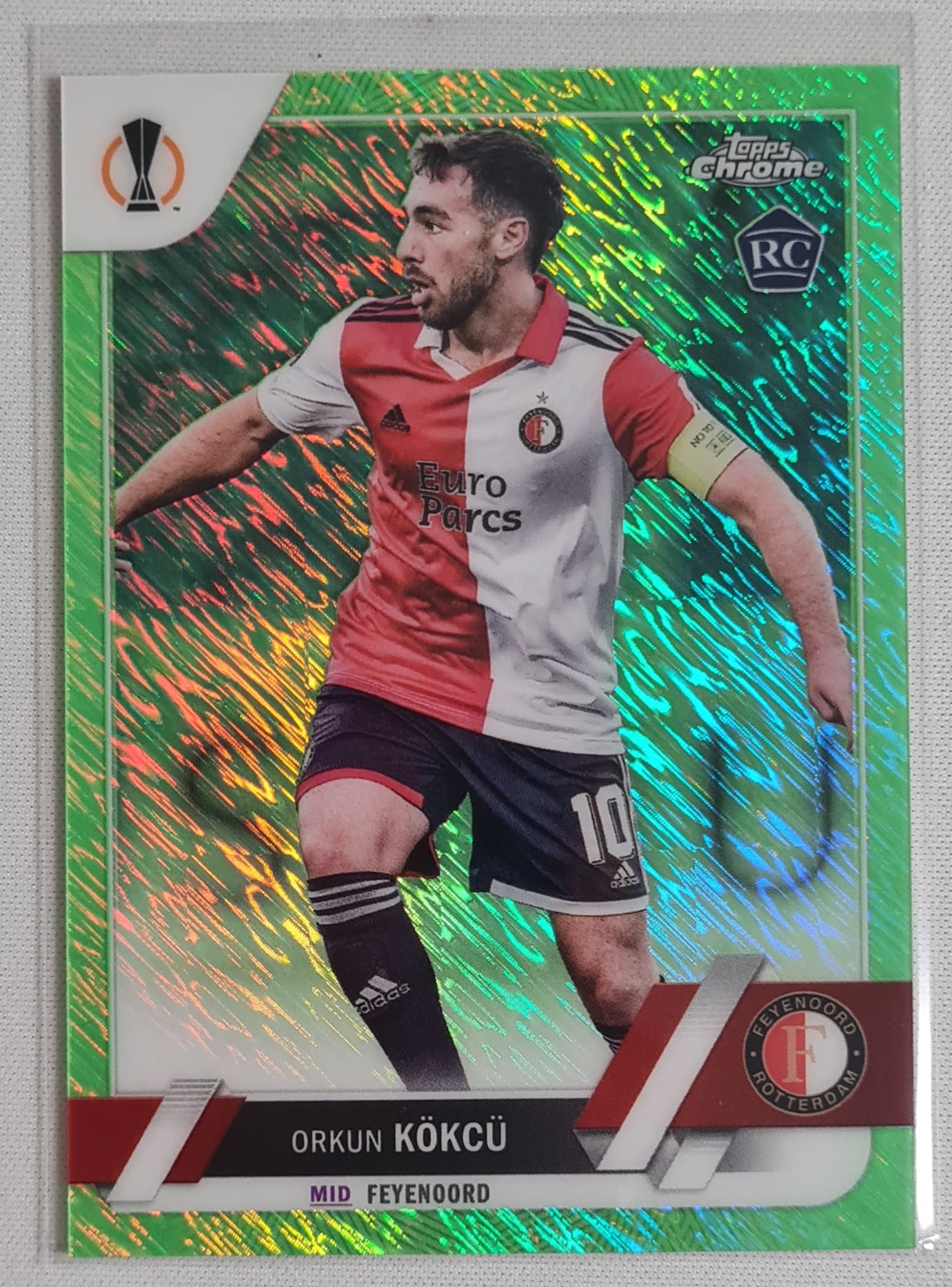Soccer Orkun Kokcu Feyenoord Rotterdam (Lot 3 Cards) - 2023 Topps Numbered Cards!
