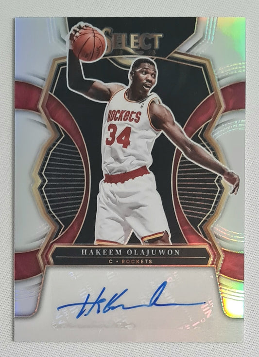 Hakeem Olajuwon - 2022/23 Panini Select Basketball NBA Houston Rockets #S-HKO Prizm /Auto /99