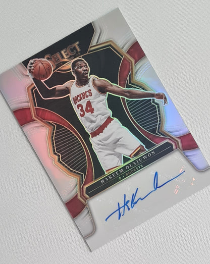 Hakeem Olajuwon - 2022/23 Panini Select Basketball NBA Houston Rockets #S-HKO Prizm /Auto /99