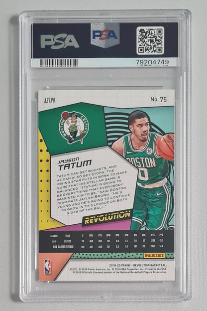 Jayson Tatum - 2019 Panini Revolution Astro NBA Boston Celtics #75 PSA 9 MINT