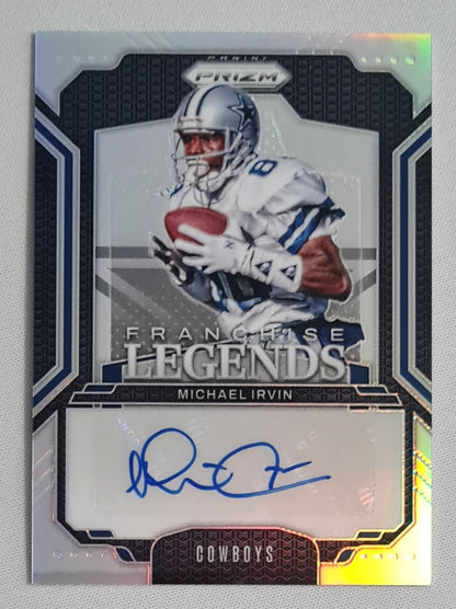 Michael Irvin - 2024 Panini Prizm Football NFL Dallas Cowboys - Franchise Legends - #FL-MIN /Auto /149