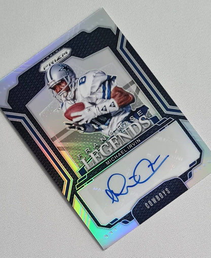 Michael Irvin - 2024 Panini Prizm Football NFL Dallas Cowboys - Franchise Legends - #FL-MIN /Auto /149