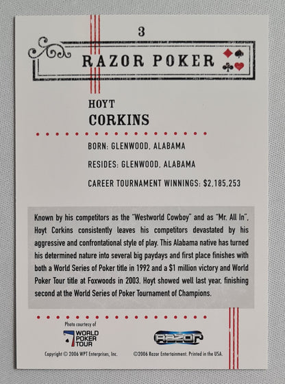 Hoyt Corkins - 2006 Razor Entertainment #3