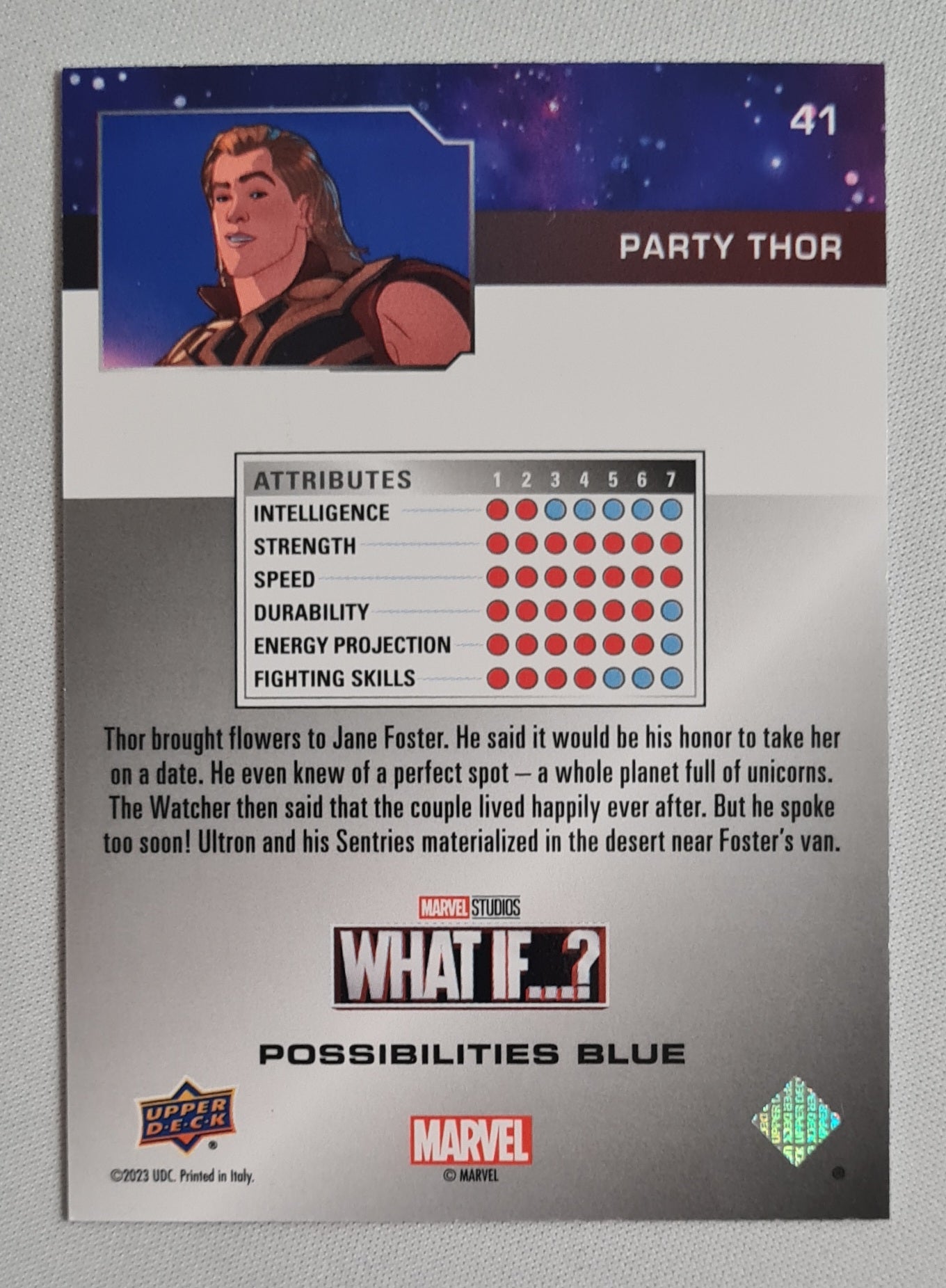 Party Thor - 2023 Upper Deck Marvel Studios What If...? #41 /388