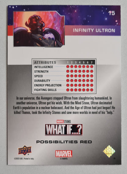 Infinity Ultron - 2023 Upper Deck Marvel Studios What If...? #15 /888