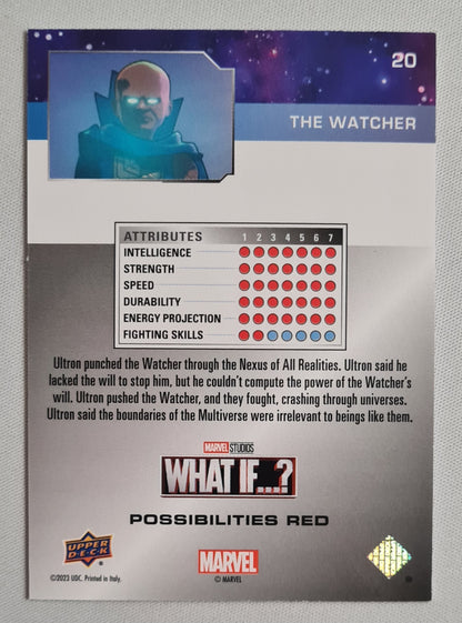 The Watcher - 2023 Upper Deck Marvel Studios What If...? #20 /888