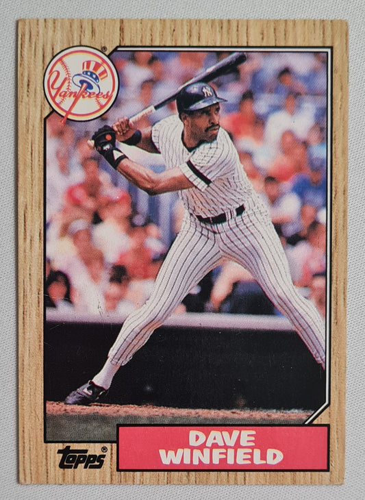 Dave Winfield - 1987 Topps "Chewing Gum" Card Baseball New York Yankees #770